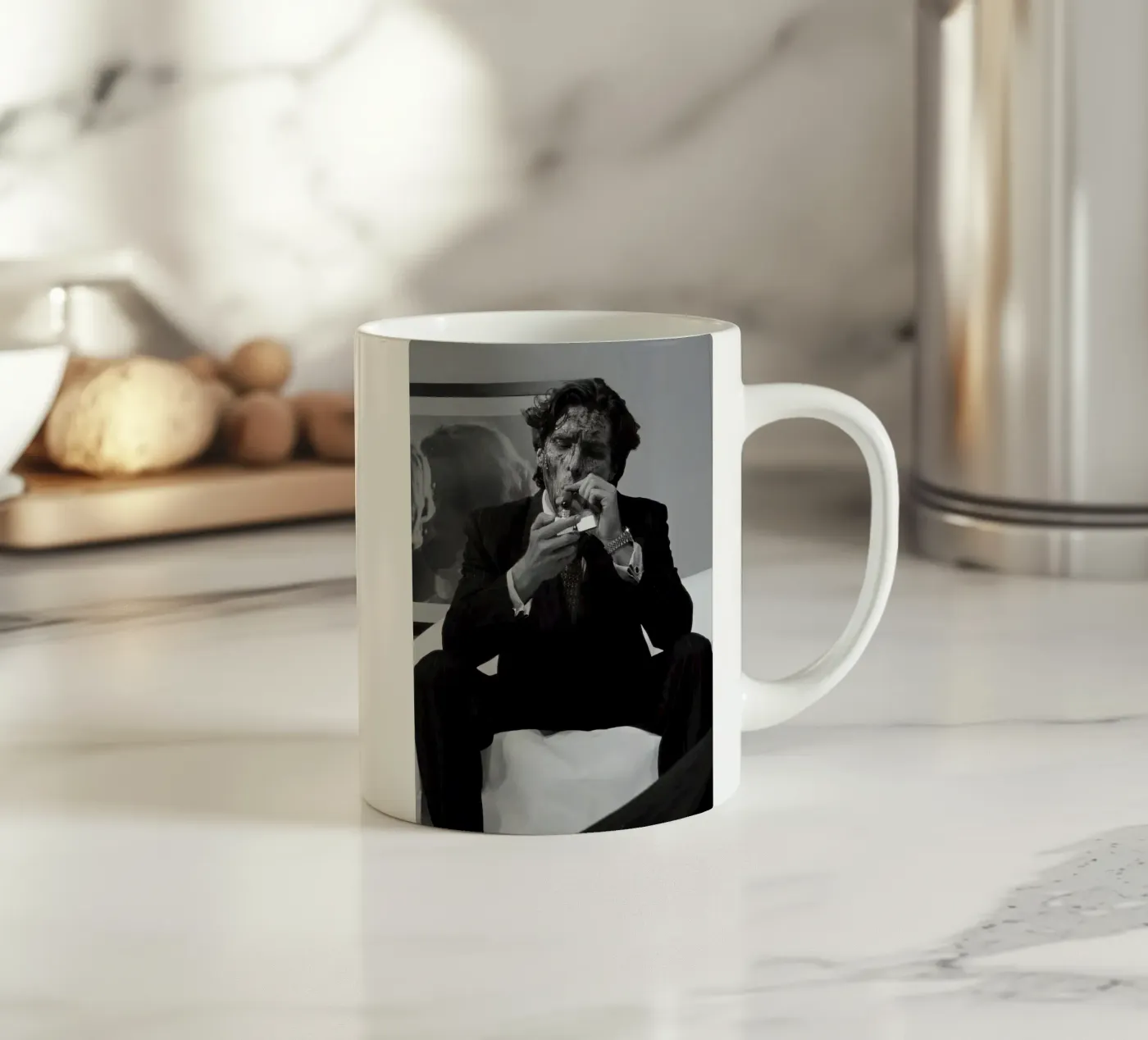Patrick Bateman ceramic mug by aaron Shop