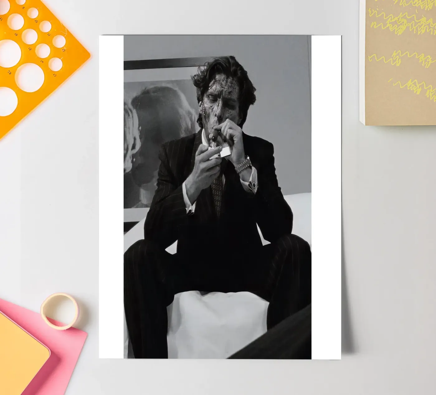 Patrick Bateman foglio adesivo da aaron Shop