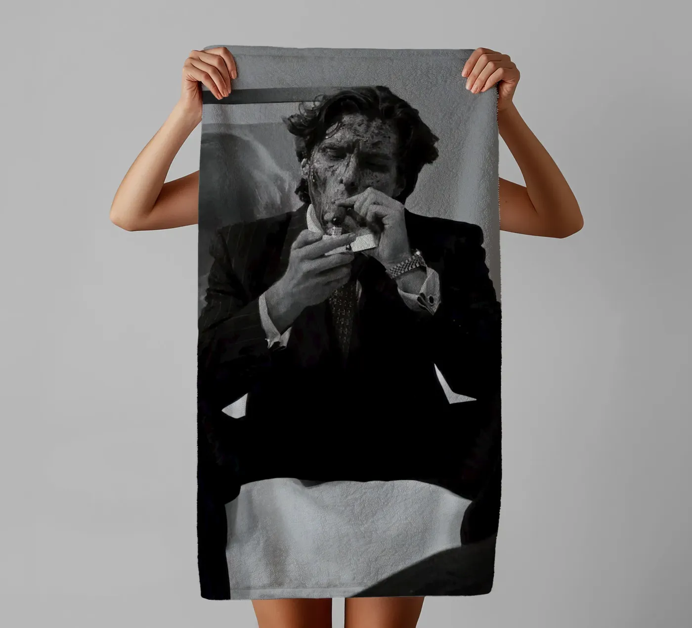 Patrick Bateman badhanddoek van aaron Shop