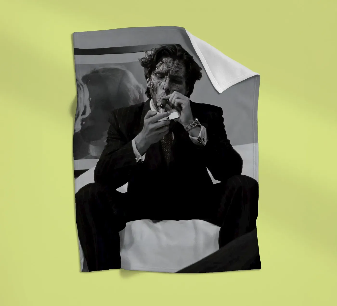 Patrick Bateman fleecedeken van aaron Shop