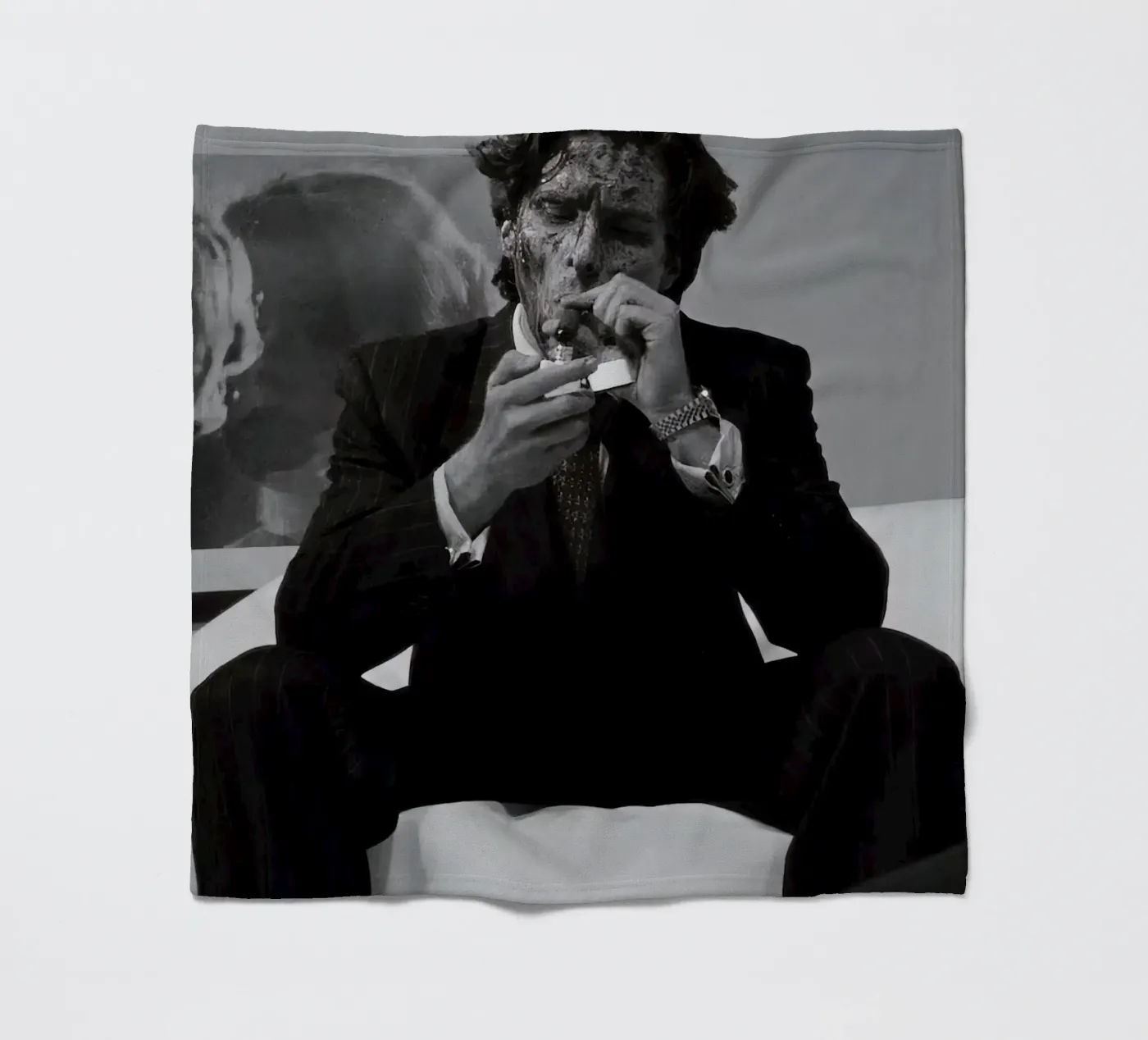 Patrick Bateman Fleecedecke von aaron Shop