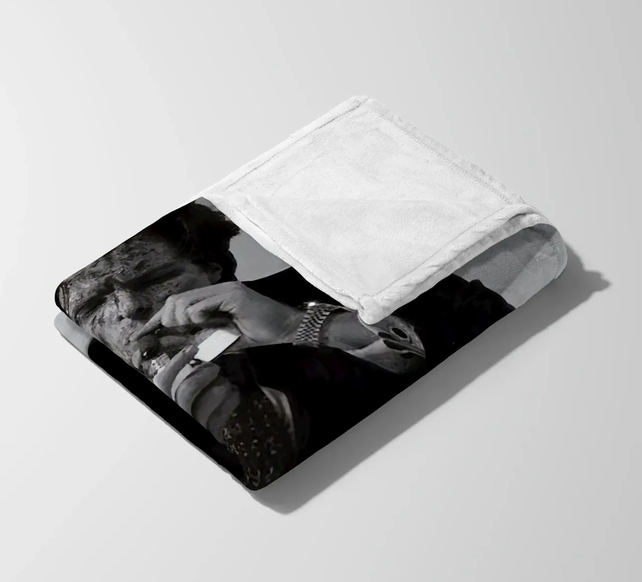 Patrick Bateman fleece blanket by aaron Shop