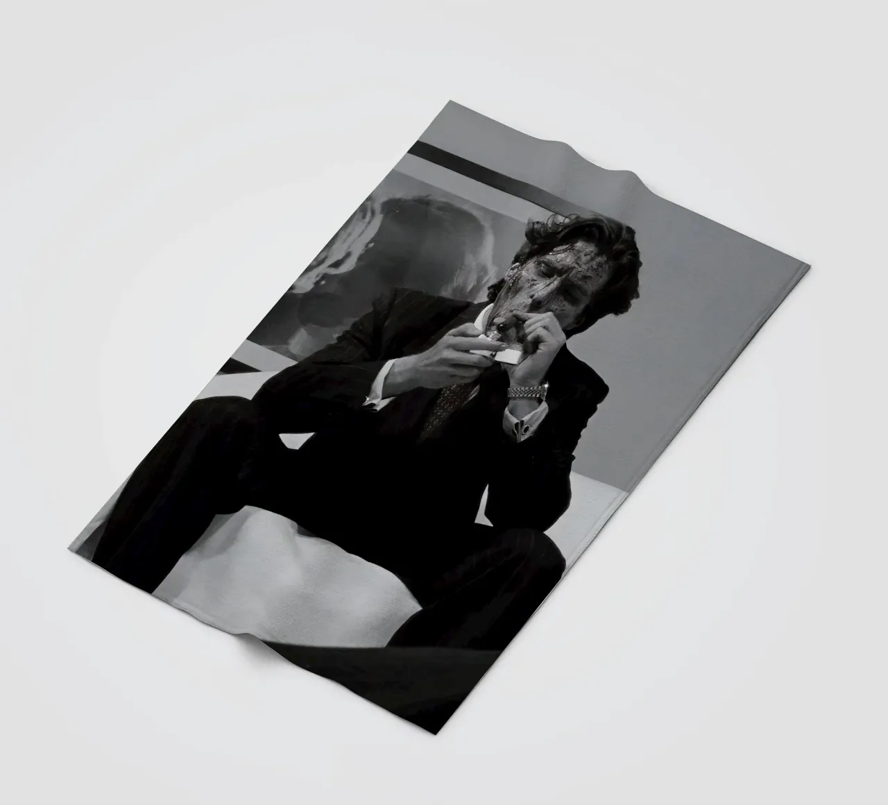 Patrick Bateman fleece blanket by aaron Shop