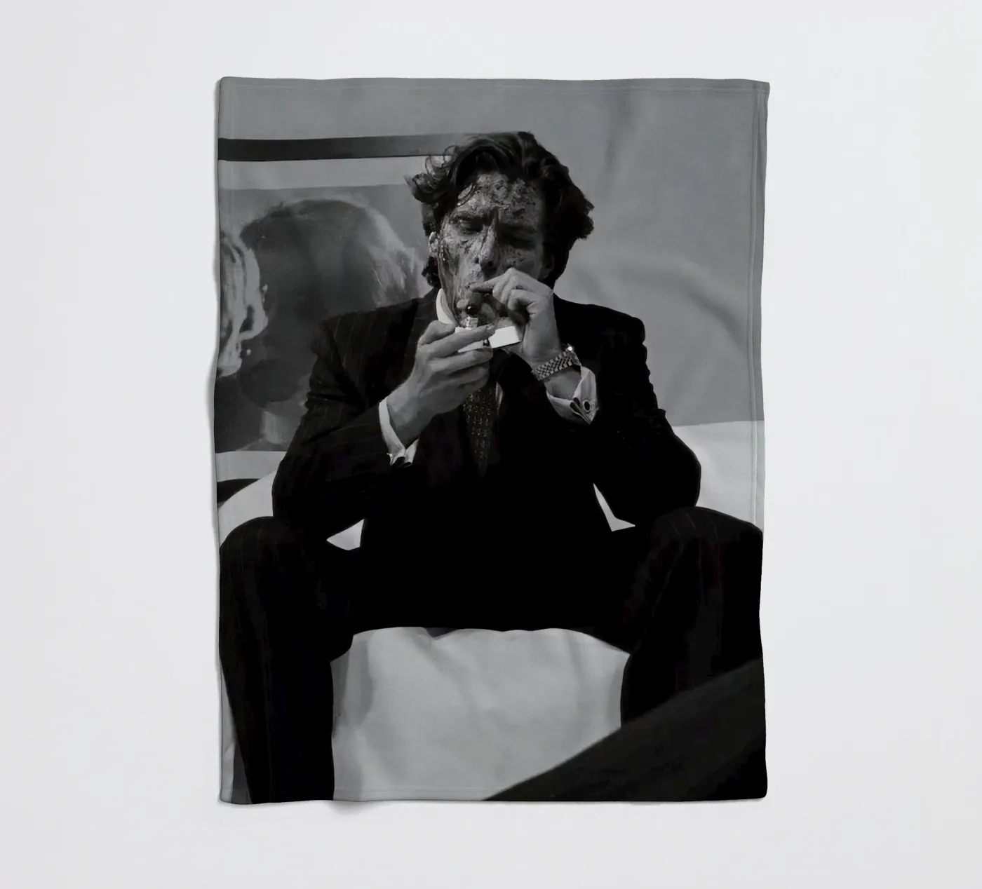 Patrick Bateman Fleecedecke von aaron Shop