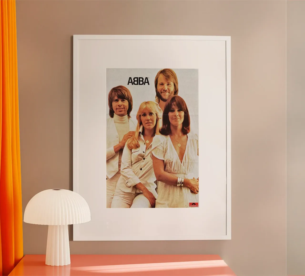 L'era del golden groove degli ABBA poster con telaio in alluminio da buky