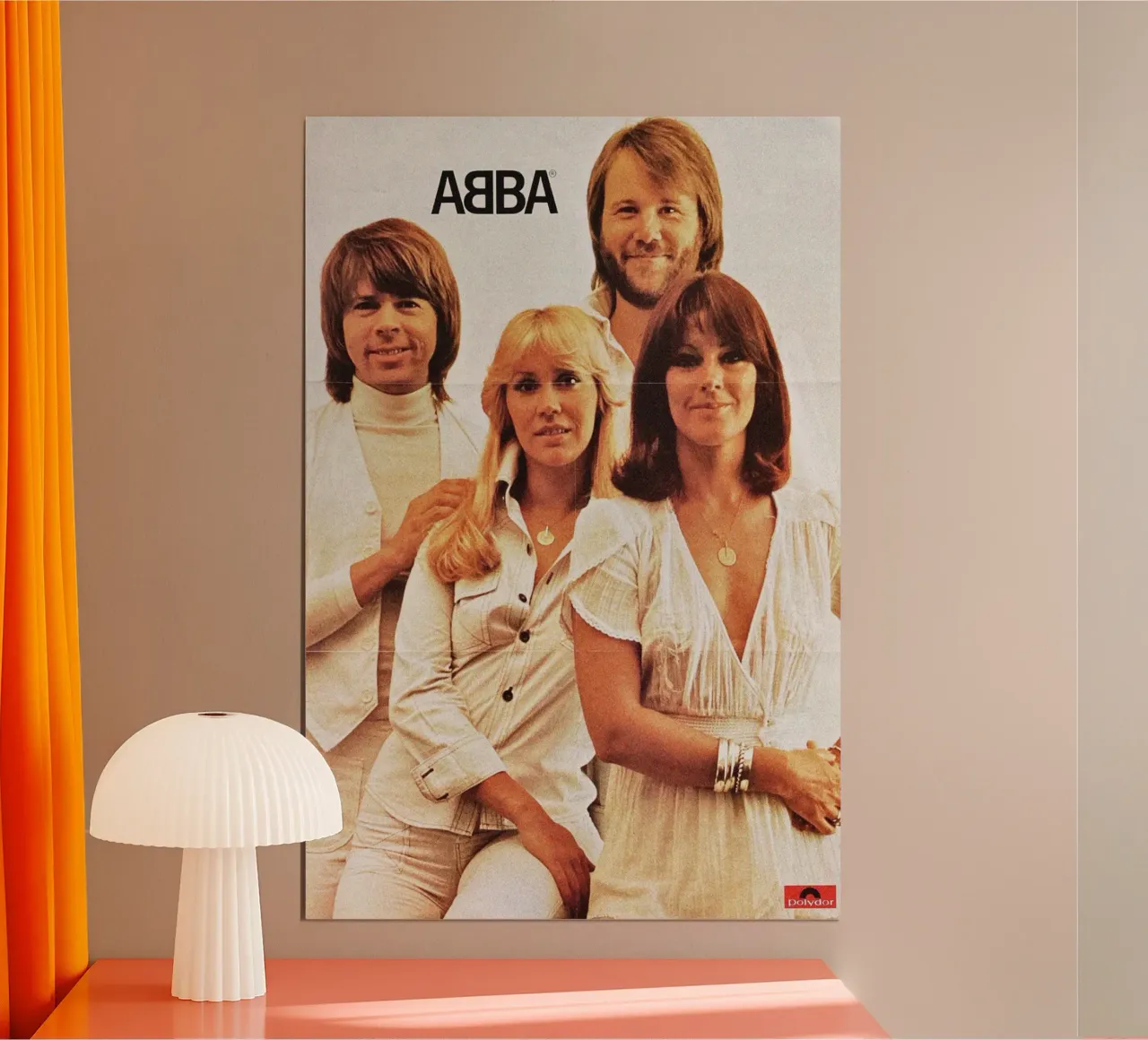 L'era del golden groove degli ABBA poster con telaio in alluminio da buky