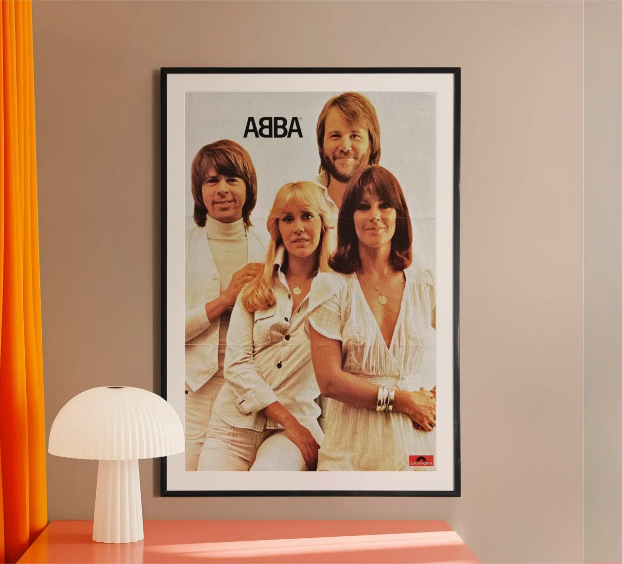 L'era del golden groove degli ABBA poster con telaio in alluminio da buky