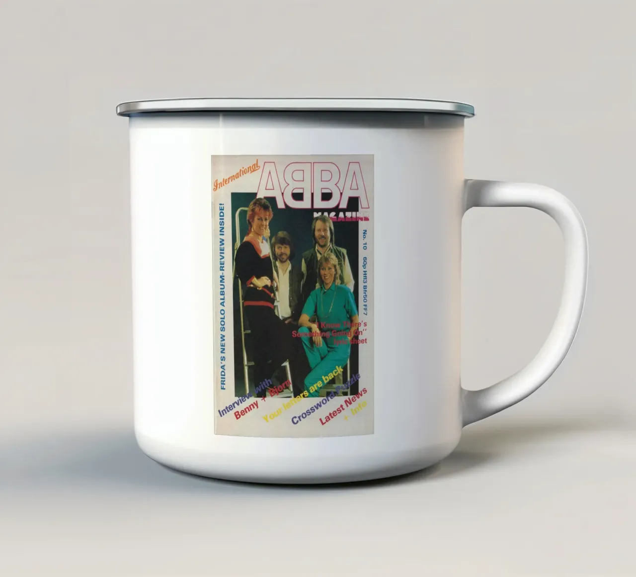 Ricordi senza tempo degli ABBA tazza in smalto da buky