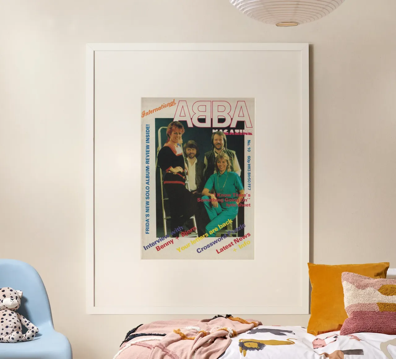 Ricordi senza tempo degli ABBA poster con telaio in alluminio da buky