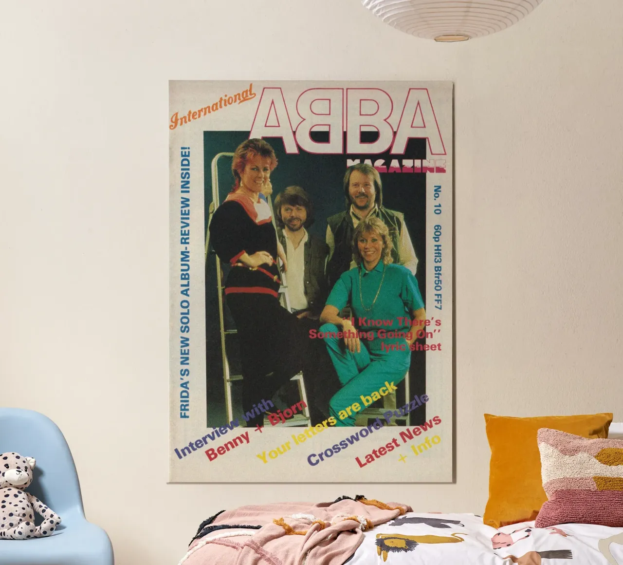 Ricordi senza tempo degli ABBA poster con telaio in alluminio da buky