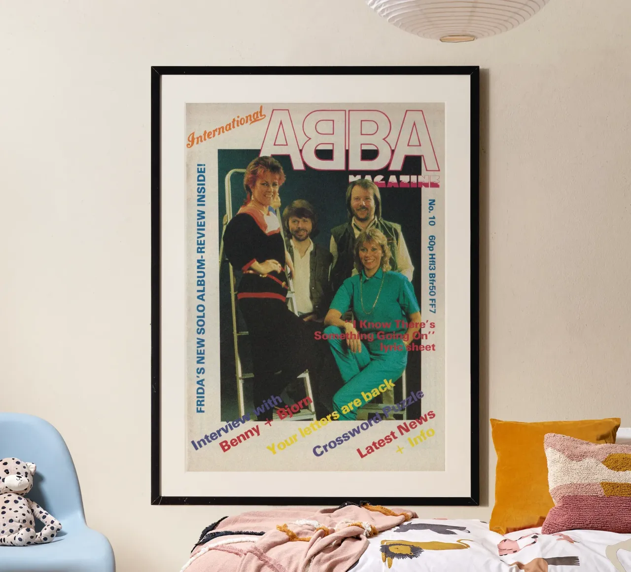 Ricordi senza tempo degli ABBA poster con telaio in alluminio da buky