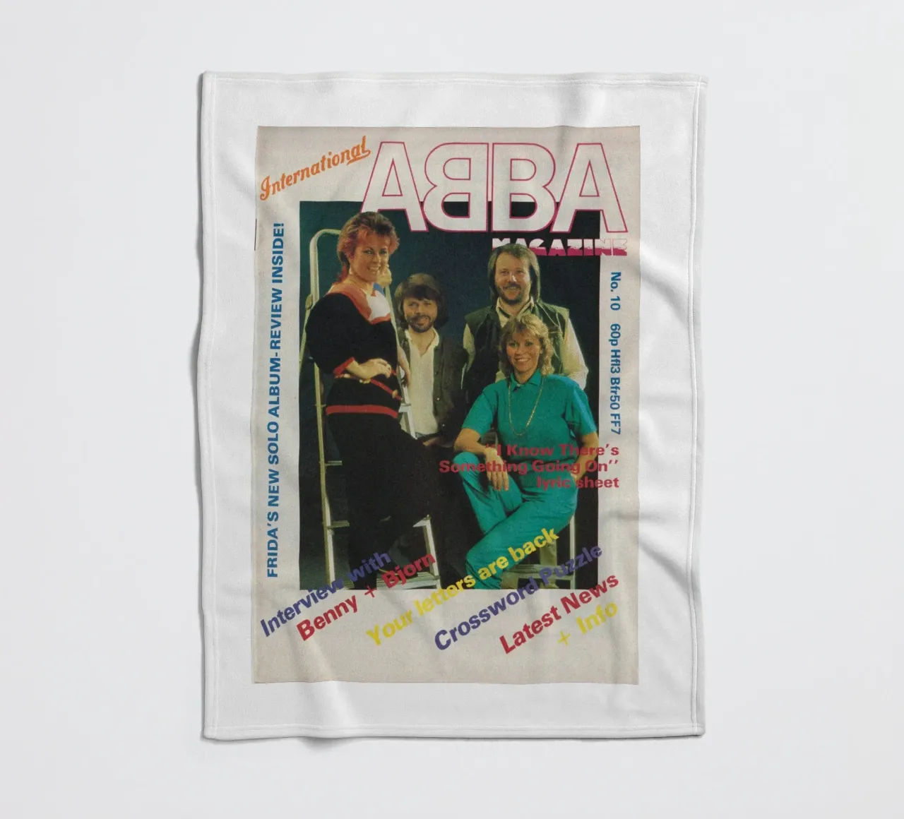 Ricordi senza tempo degli ABBA coperta in pile da buky
