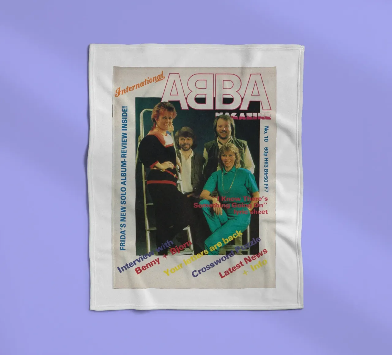 Ricordi senza tempo degli ABBA coperta in pile da buky