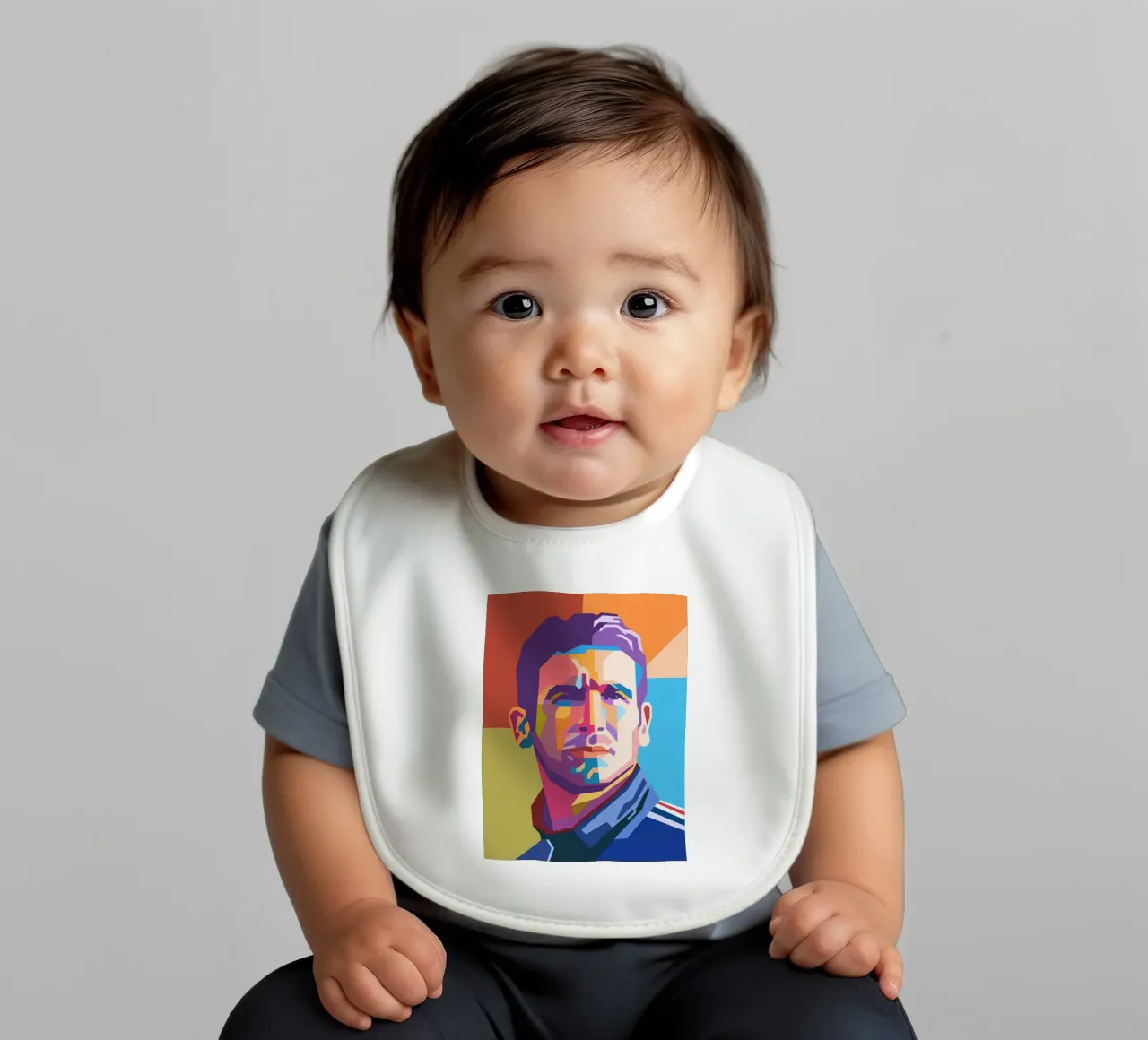 Eric Cantona stile artistico WPAP bavaglino da Hantamrata