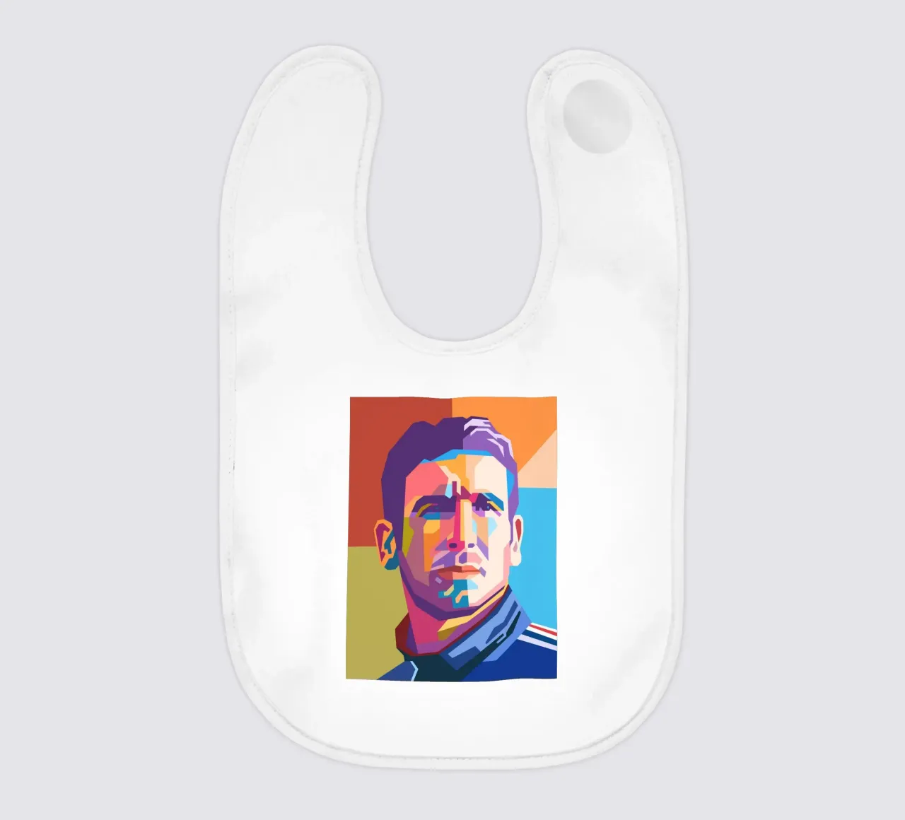 Eric Cantona stile artistico WPAP bavaglino da Hantamrata