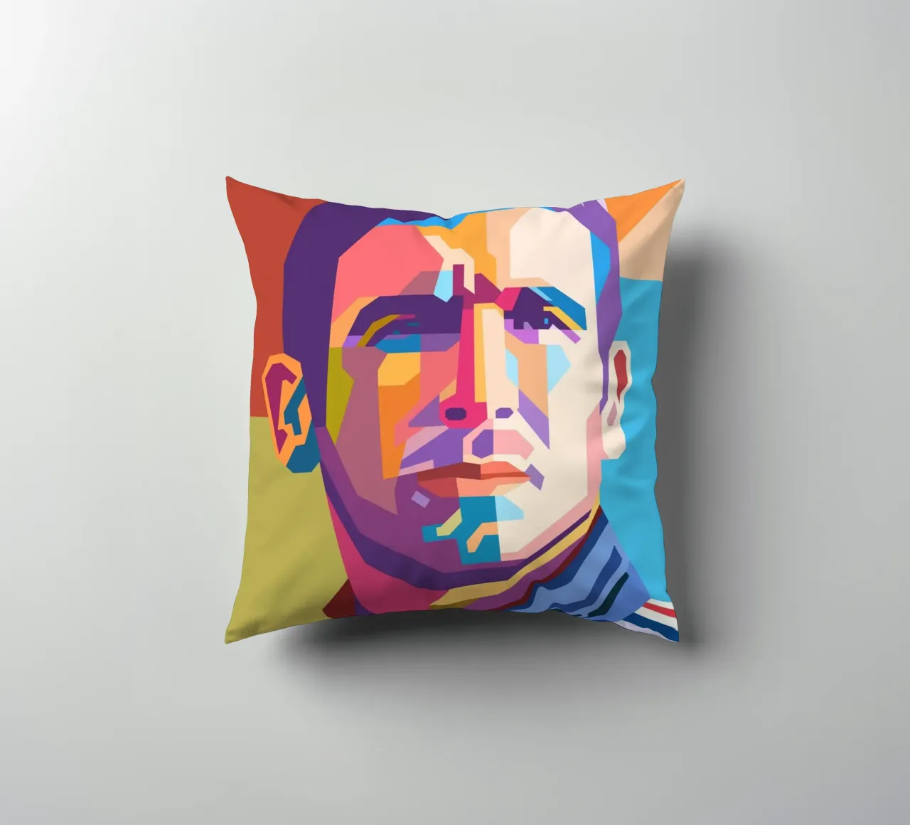 Eric Cantona stile artistico WPAP cuscino da Hantamrata
