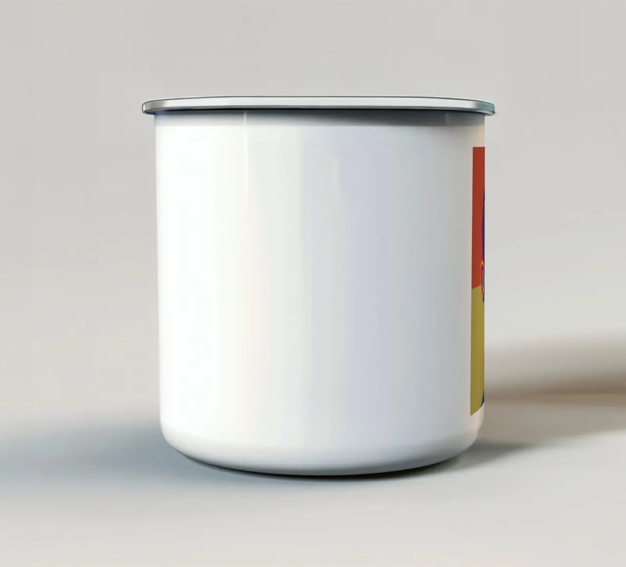 Eric Cantona stile artistico WPAP tazza in smalto da Hantamrata