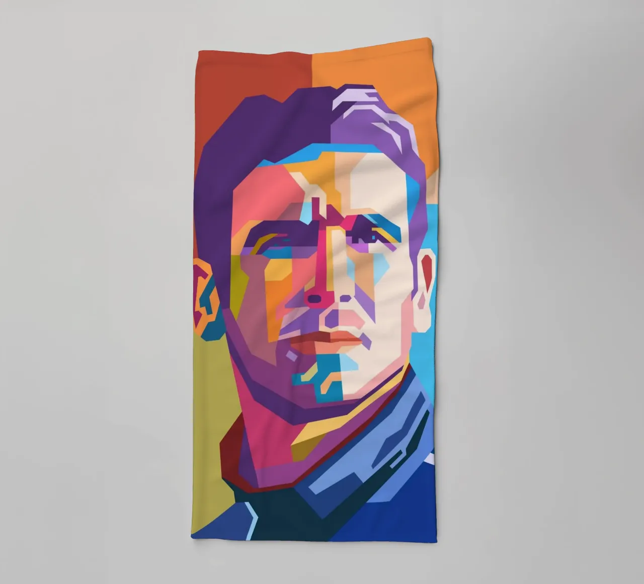 Eric Cantona stile artistico WPAP asciugamano da bagno da Hantamrata