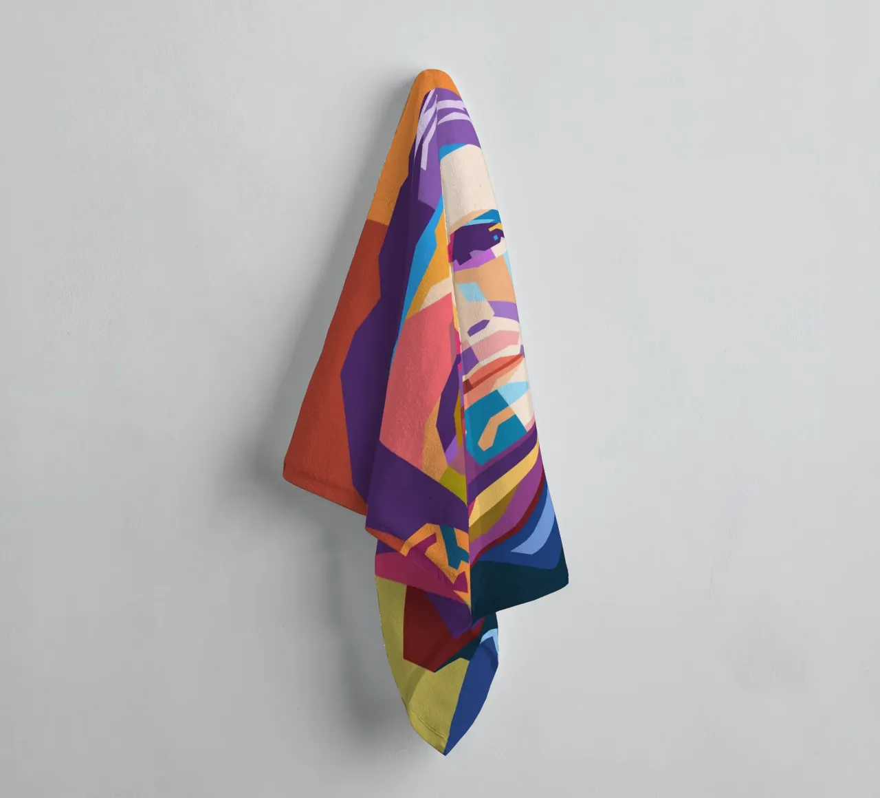 Eric Cantona stile artistico WPAP asciugamano da bagno da Hantamrata