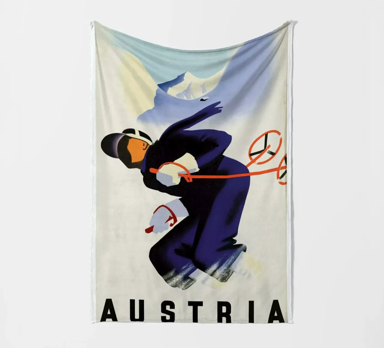 austria2 fleece blanket by Robert Livingston