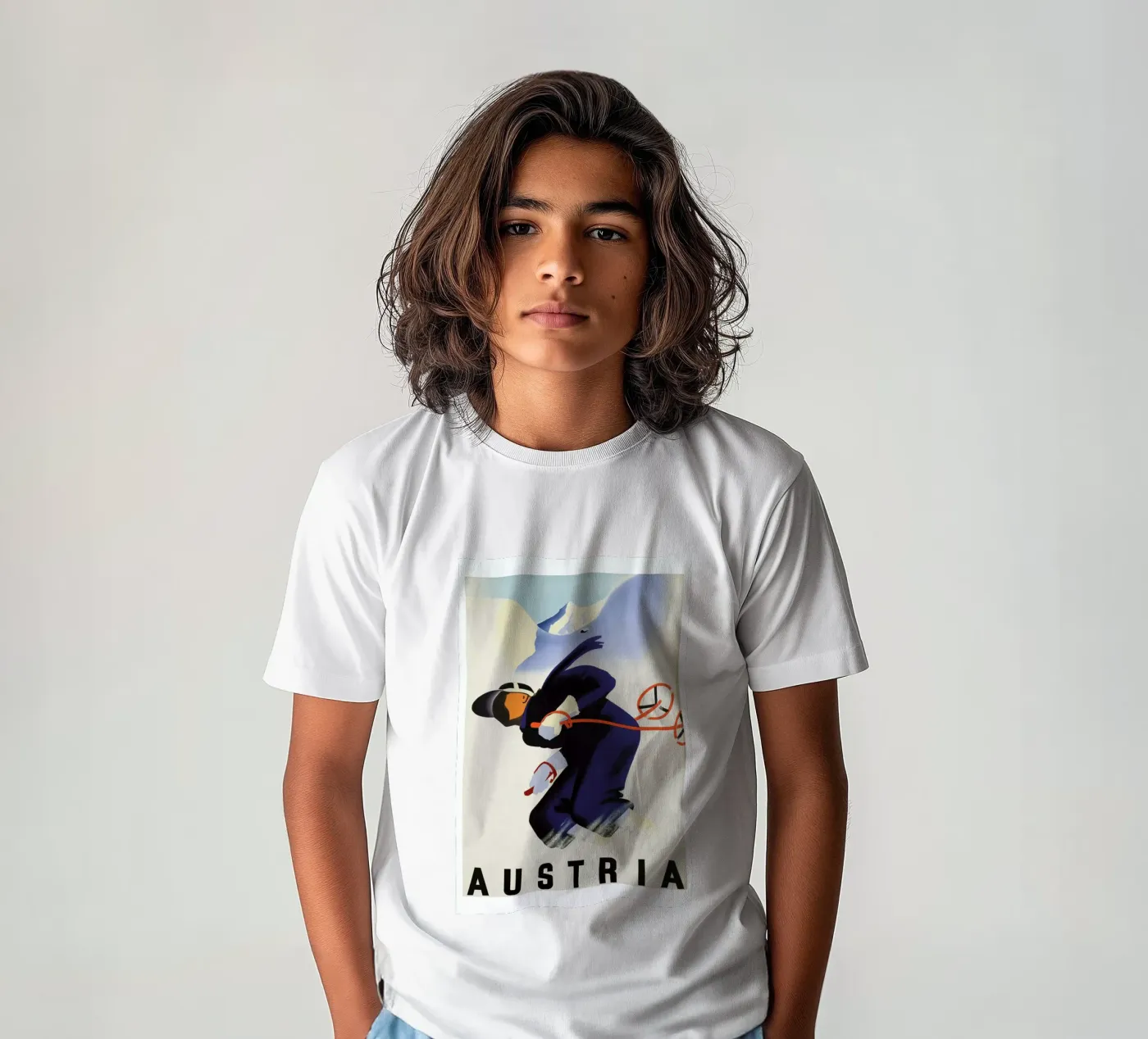 austria2 t-shirt bambini da Robert Livingston