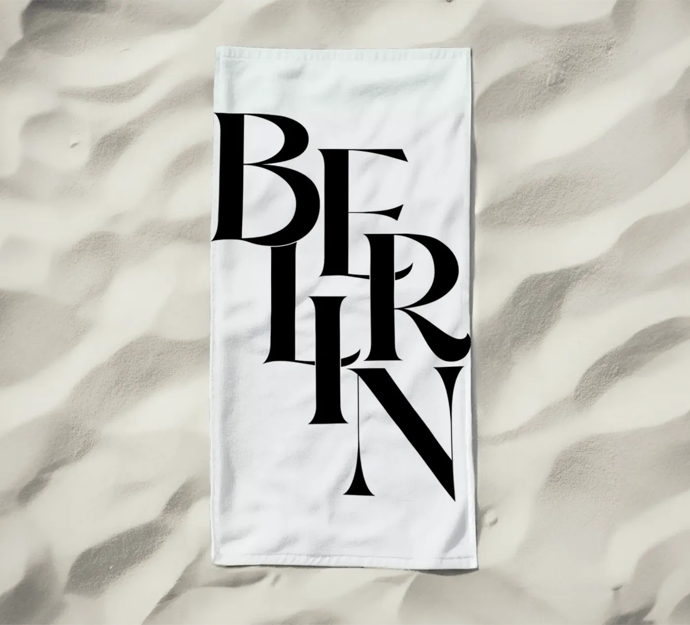 Berlin beach towel by Studio One
