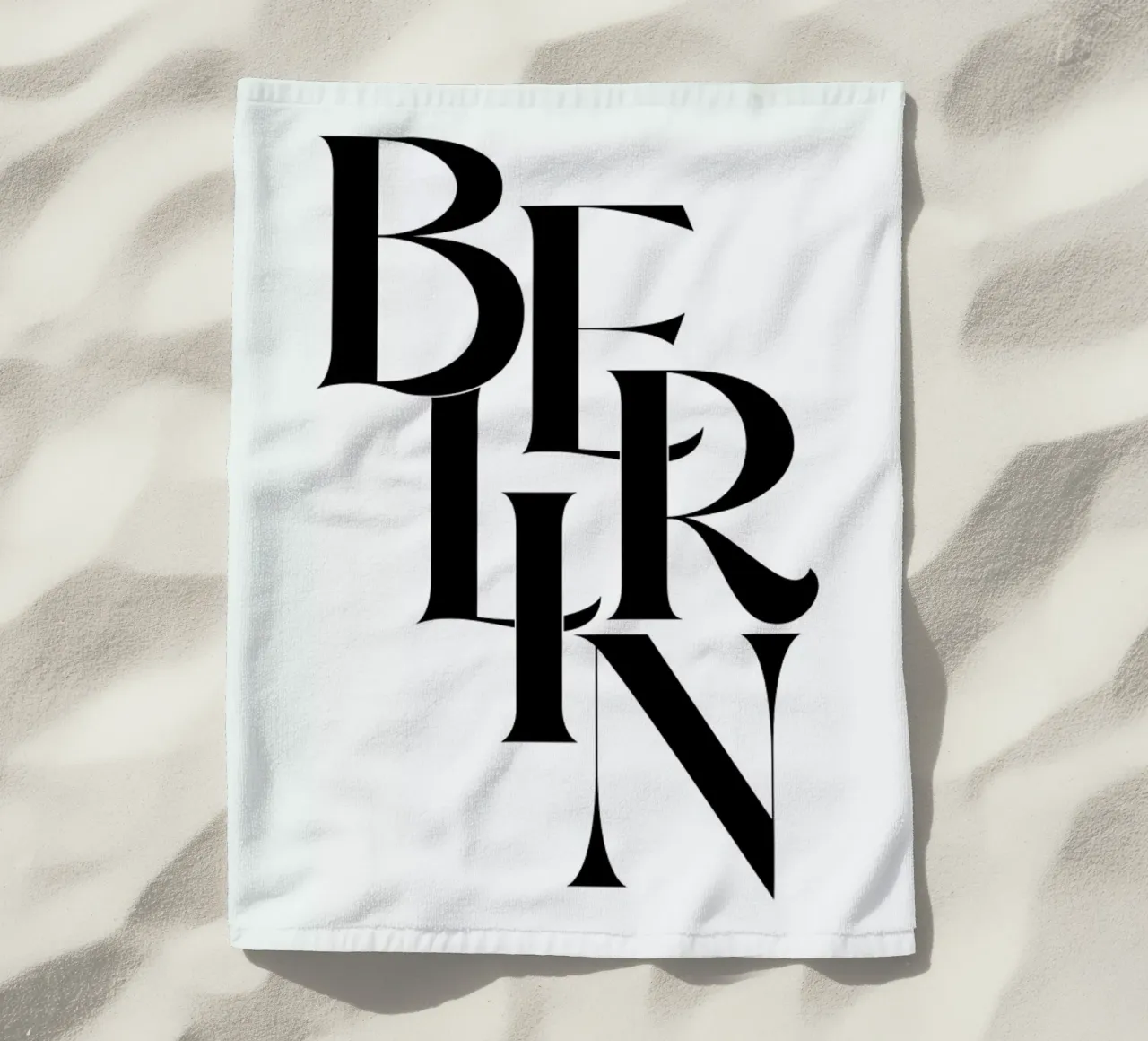 Berlin beach towel by Studio One