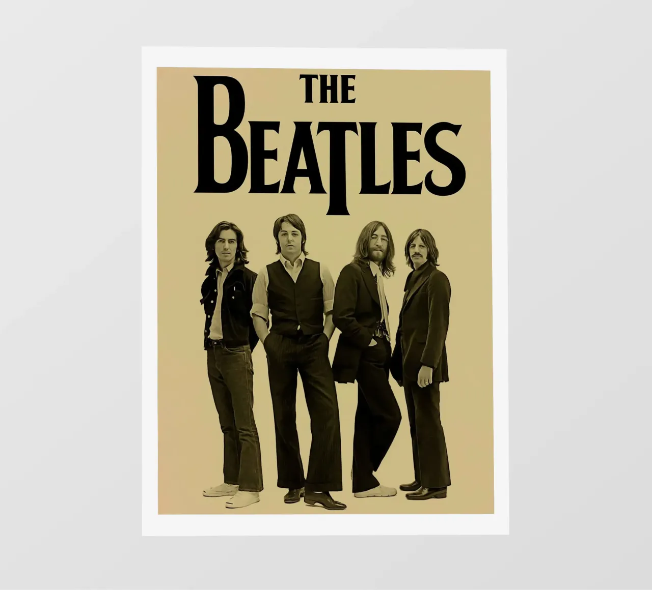 Aesthetic Portrait Style Band The Beatles pvc cover by darsa