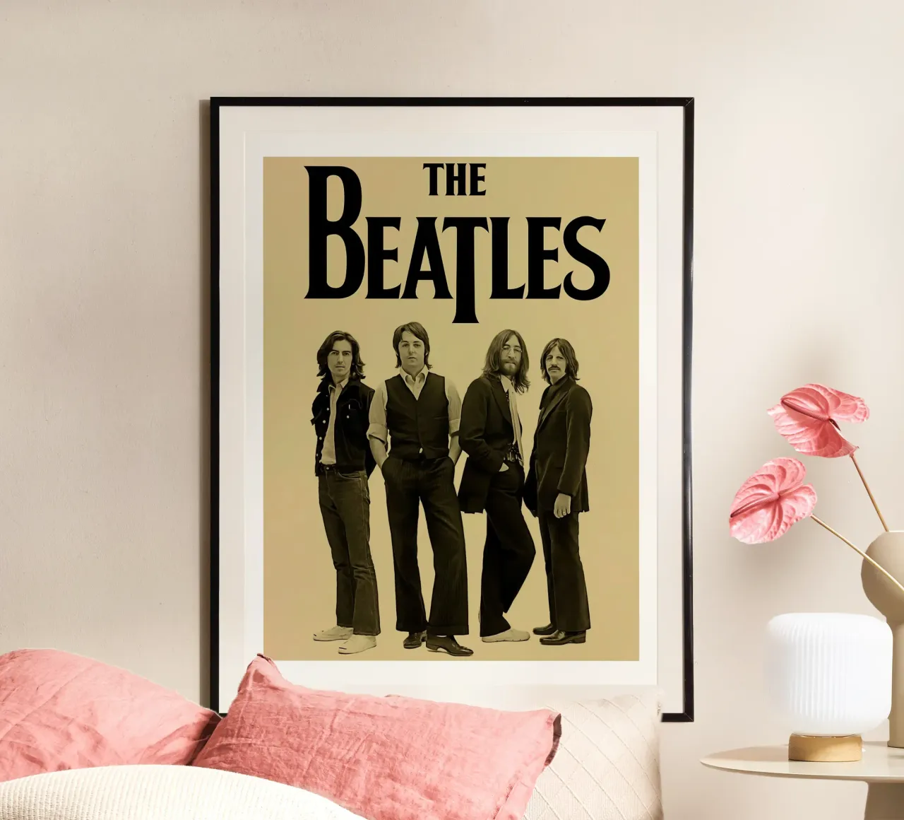 Aesthetic Portrait Style Band The Beatles hahnemühle by darsa
