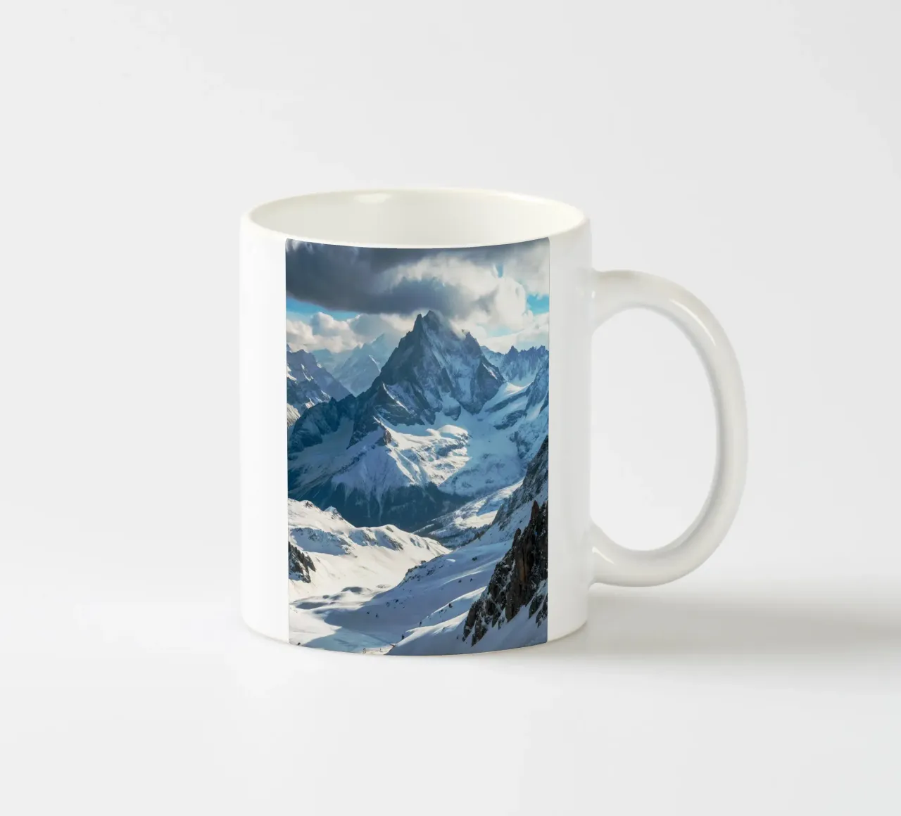 Mountains Alpen View Nature Photography ceramic mug by SerongSoulS