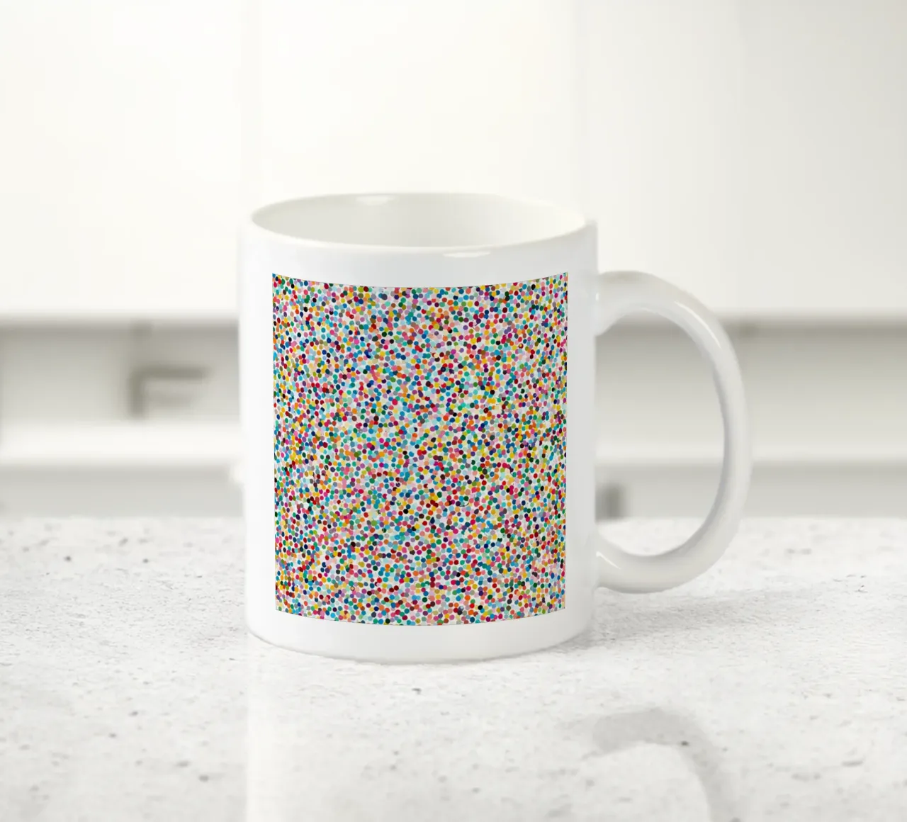 Damien Beverly Hills Gritty ceramic mug by Romeyoprints