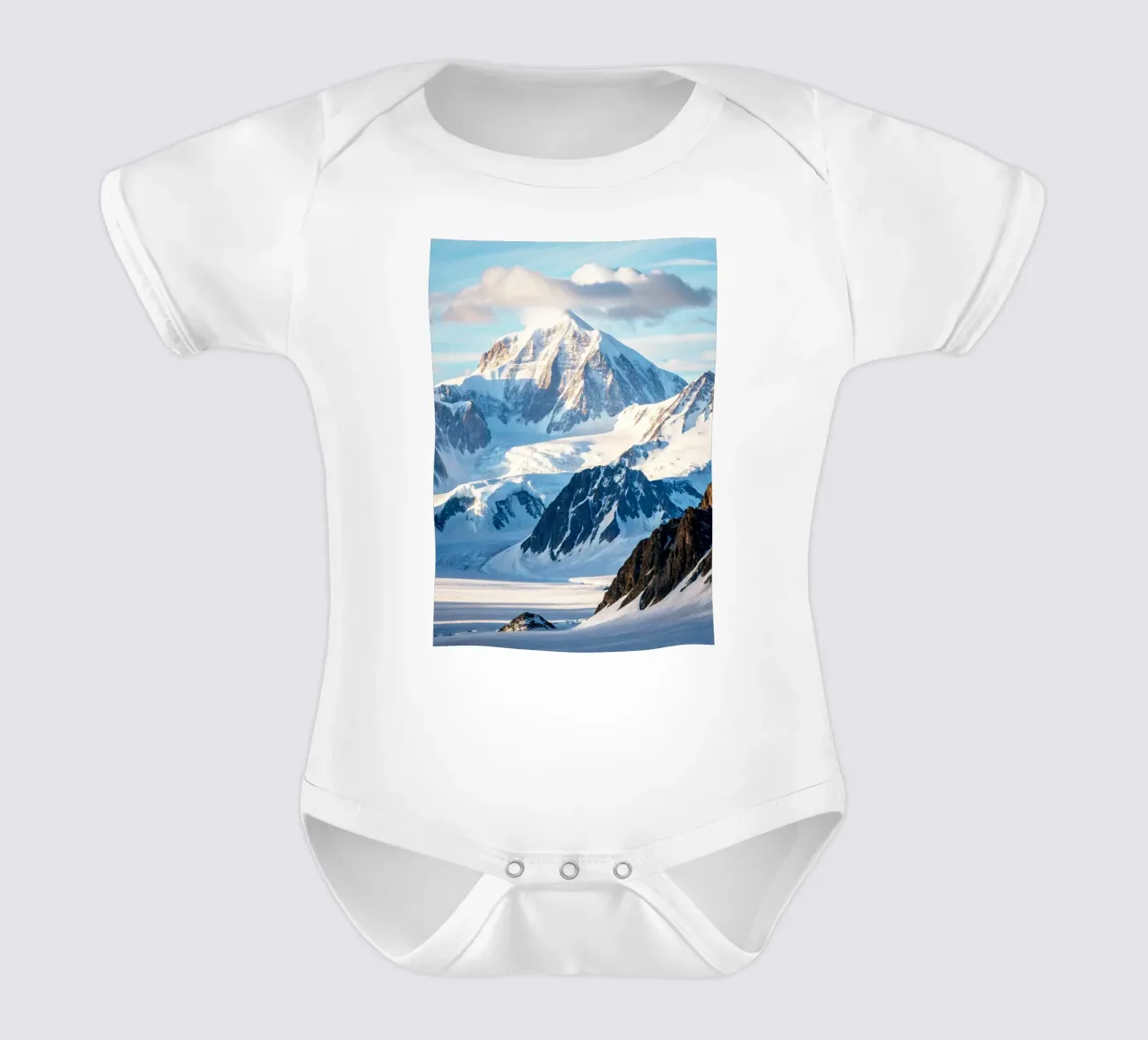 Mount Vinson Ansicht Naturfotografie Kurzarm Babybody von SerongSoulS