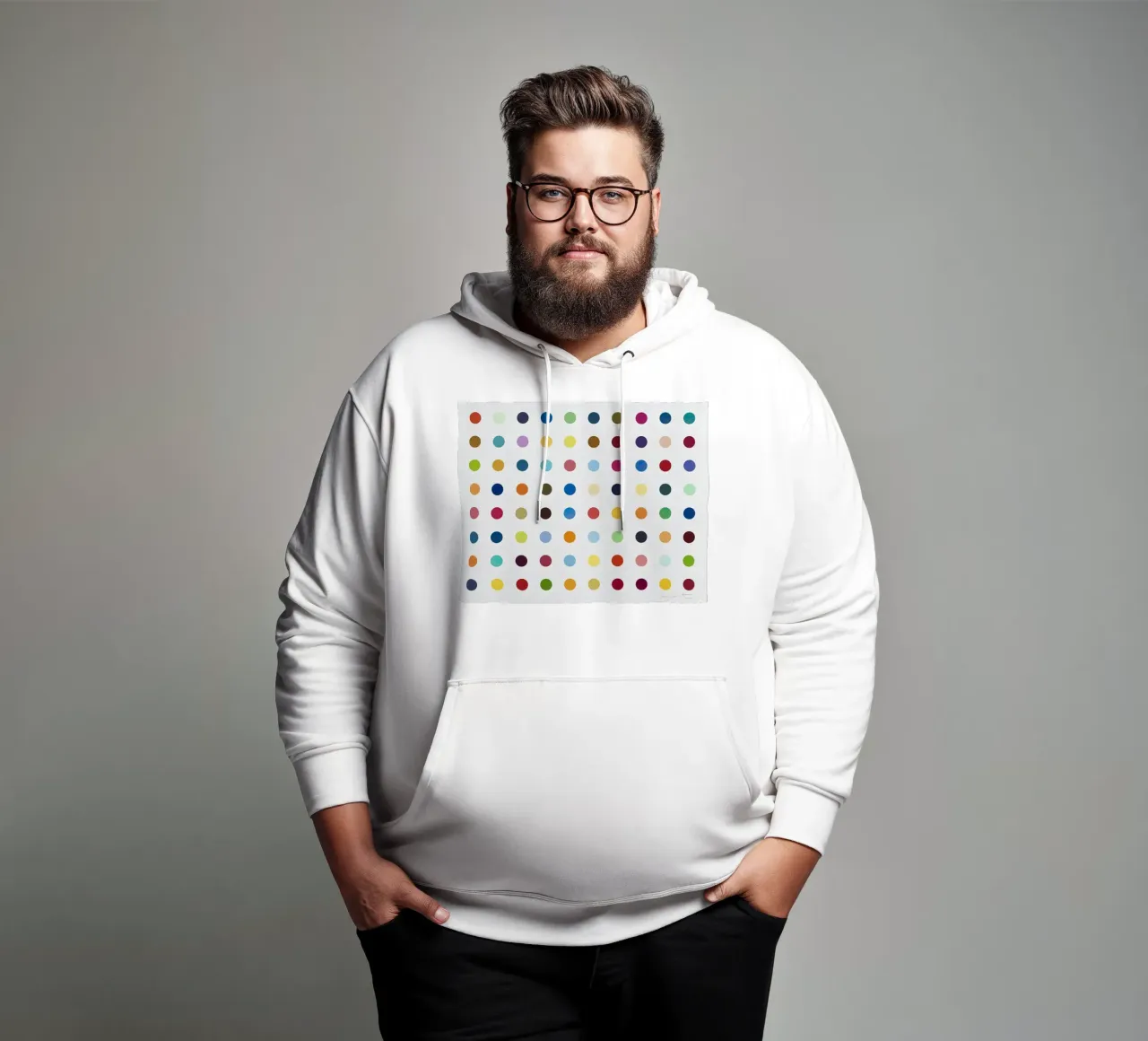 Damien Hirst Colore felpa con cappuccio da Romeyoprints