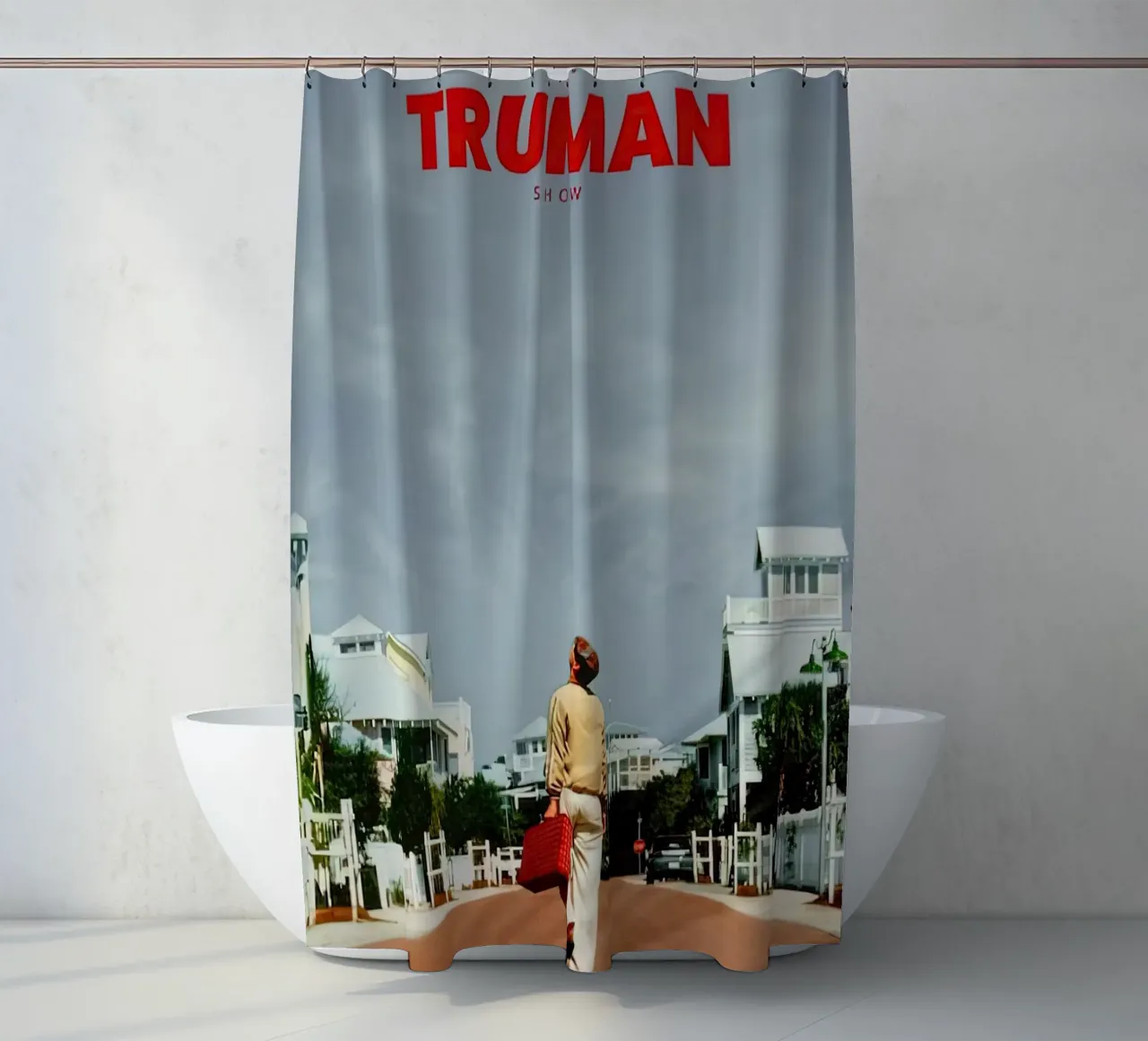 Truman Show shower curtain by aaron Shop