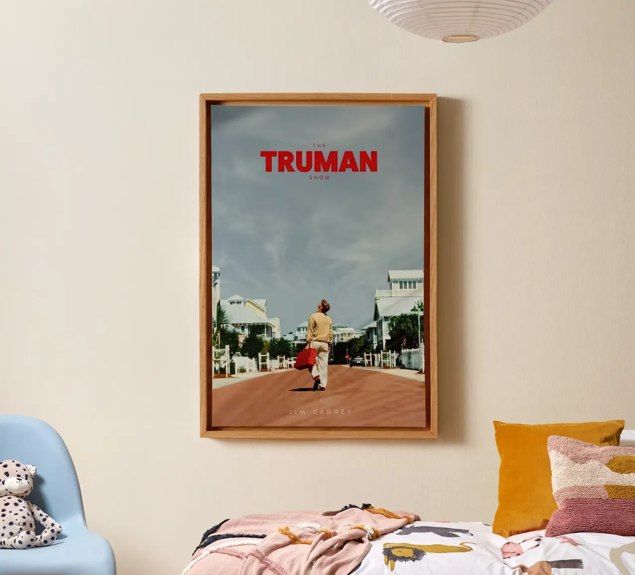 Truman Show tela con Cornice a cassetta da aaron Shop