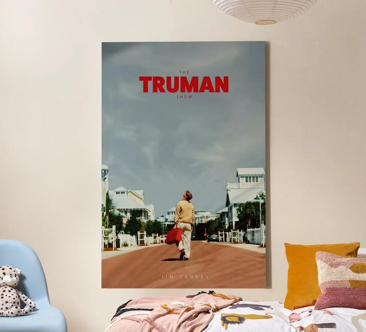 Truman Show tela con Cornice a cassetta da aaron Shop