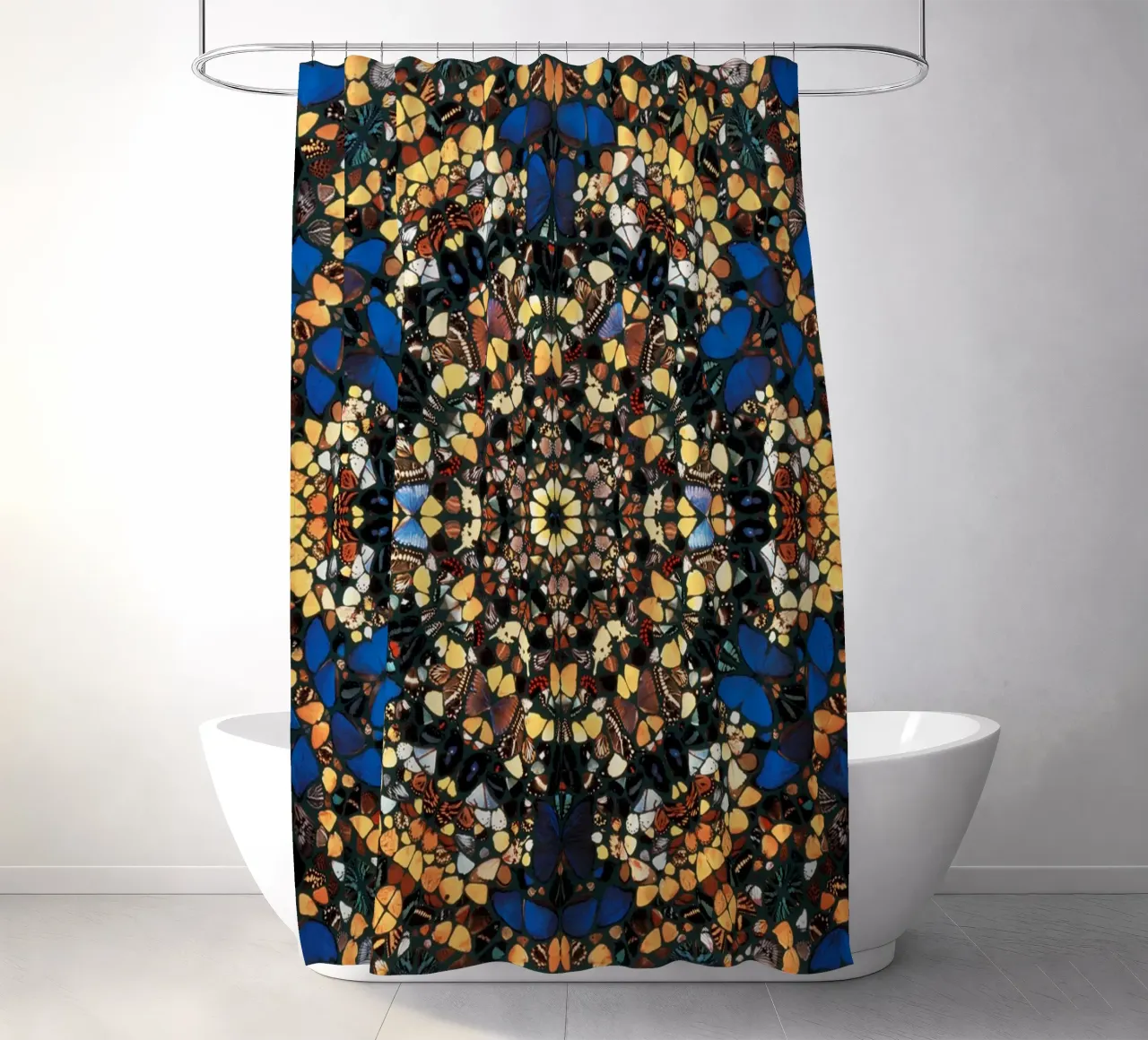 Damien Hirst Butterfly Duschvorhang von Romeyoprints