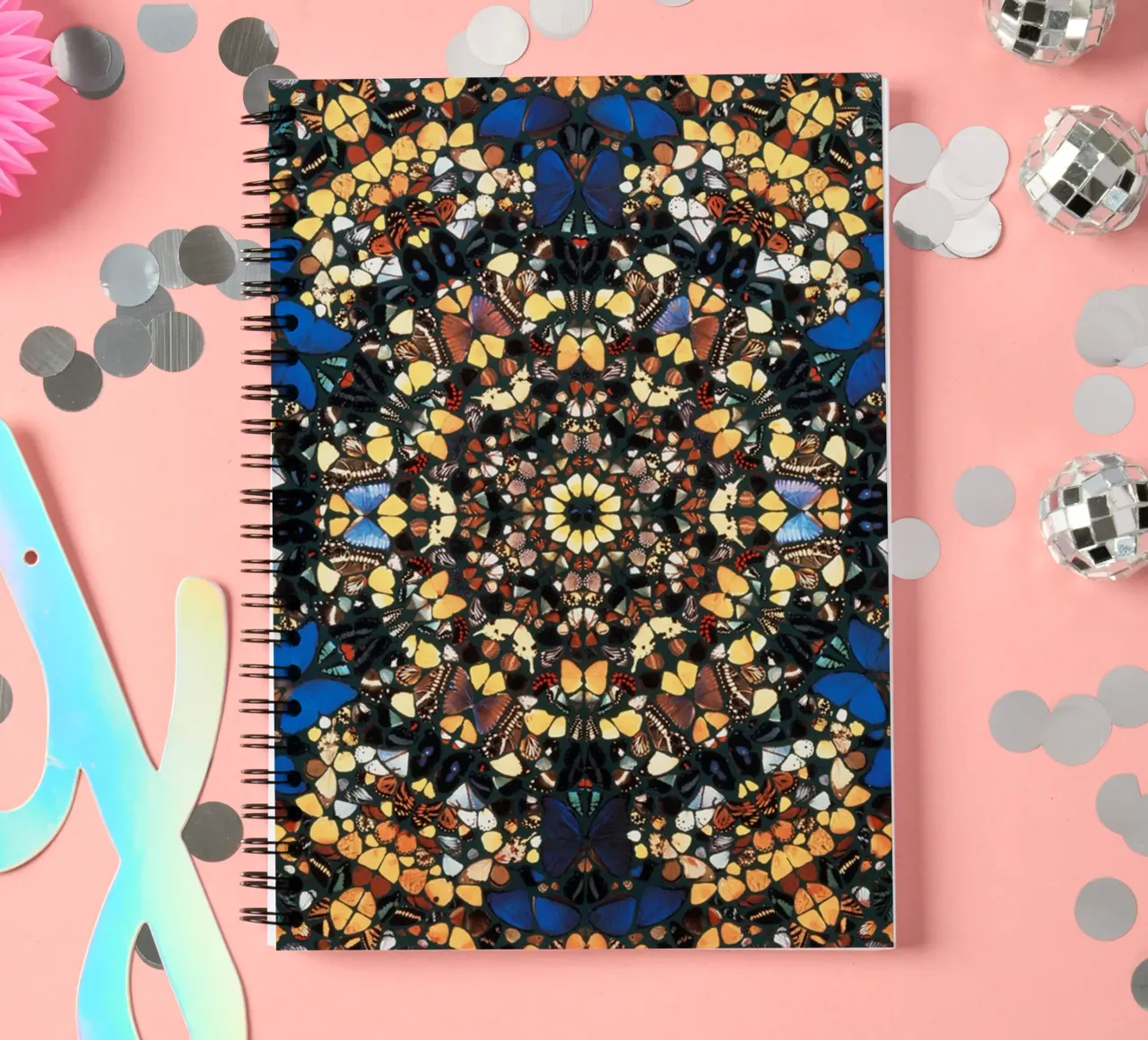 Damien Hirst Butterfly spiral notebook by Romeyoprints