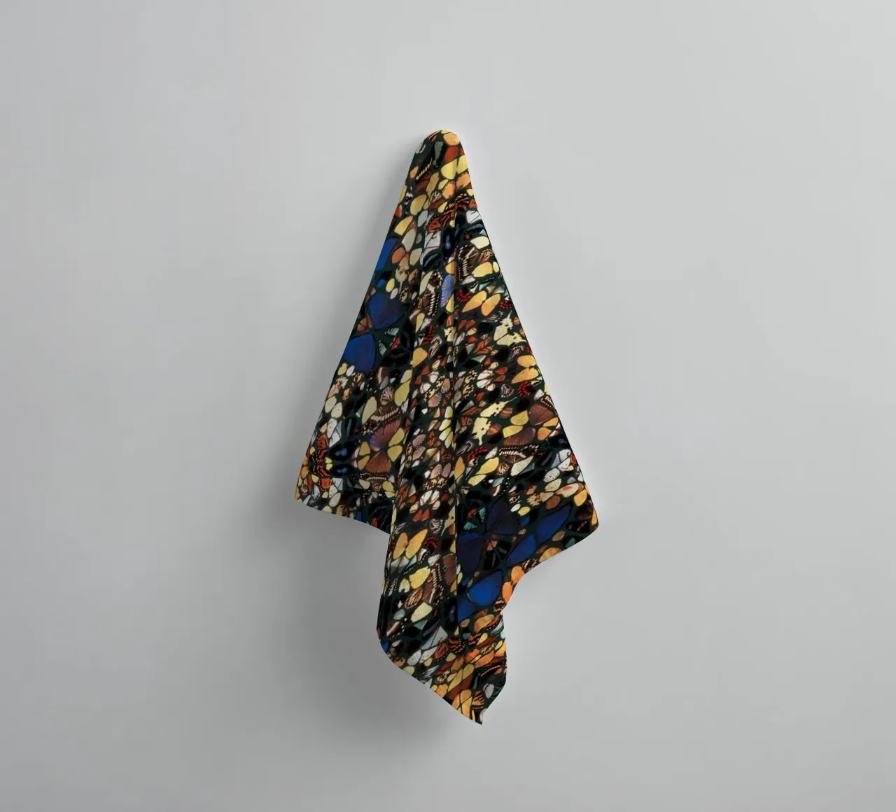 Farfalla di Damien Hirst asciugamano da bagno da Romeyoprints