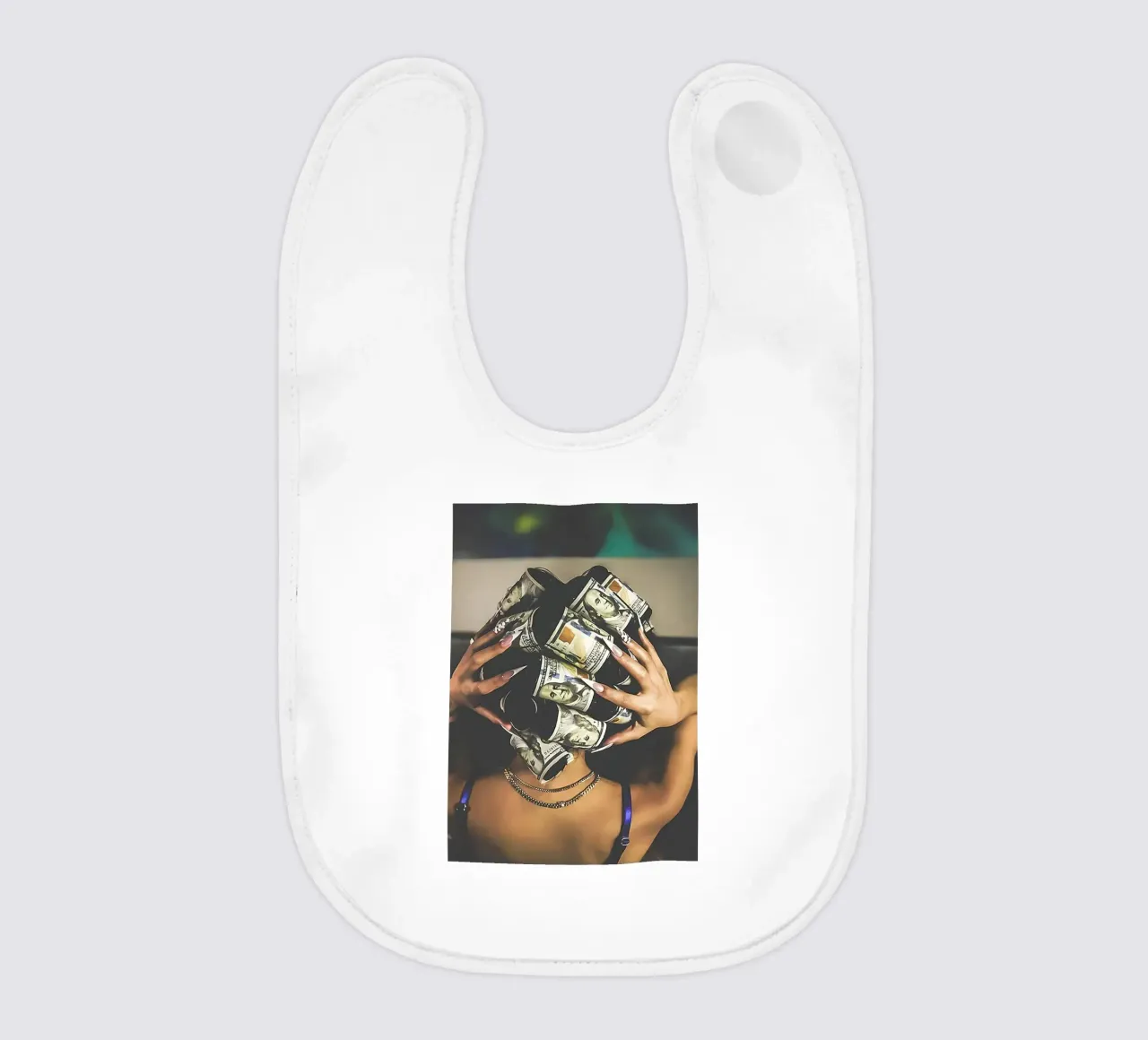 Woman Art baby bib by aaron Shop