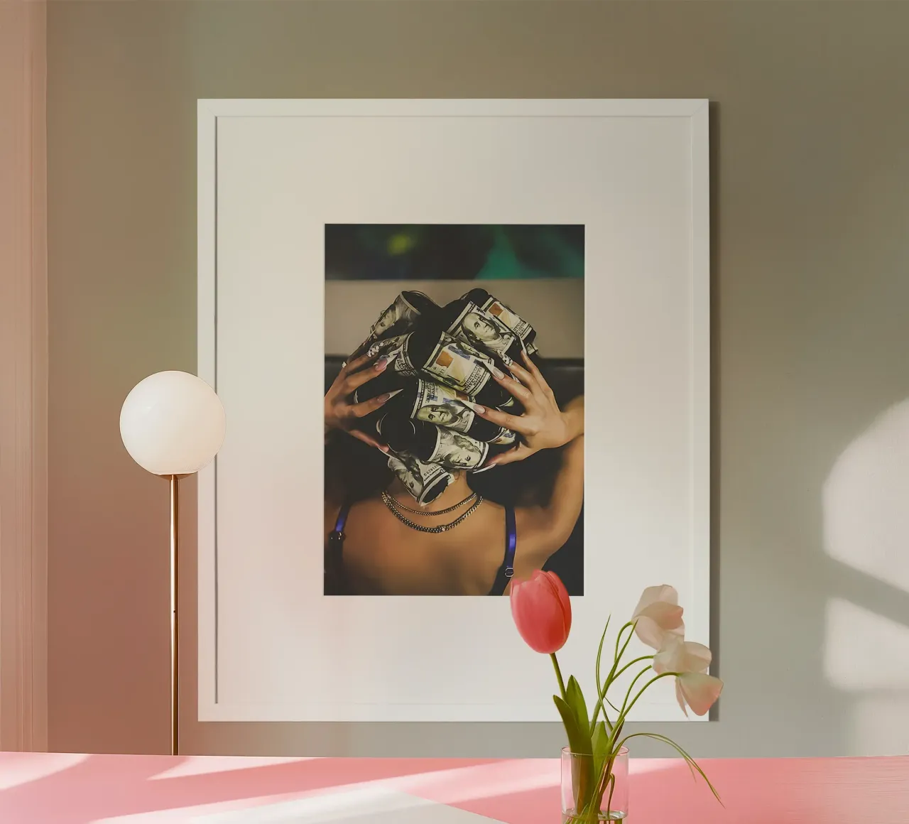 Donna Arte poster con telaio in legno da aaron Shop