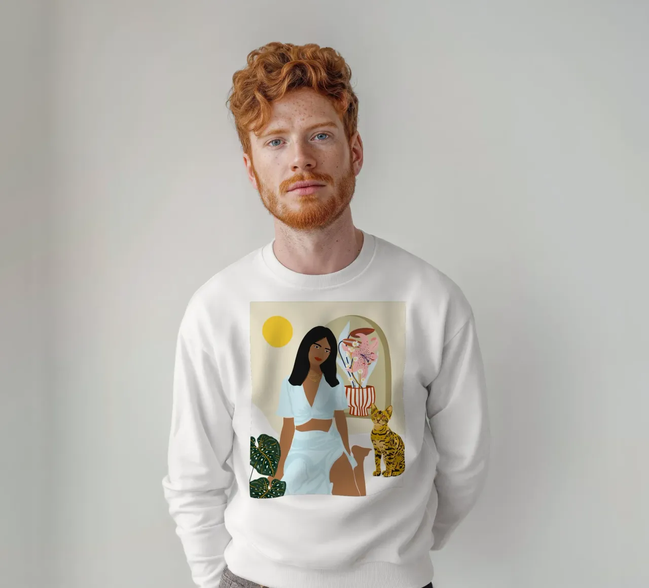 Except You, All That I Need Is Right Here With Me sweatshirt by 83oranges