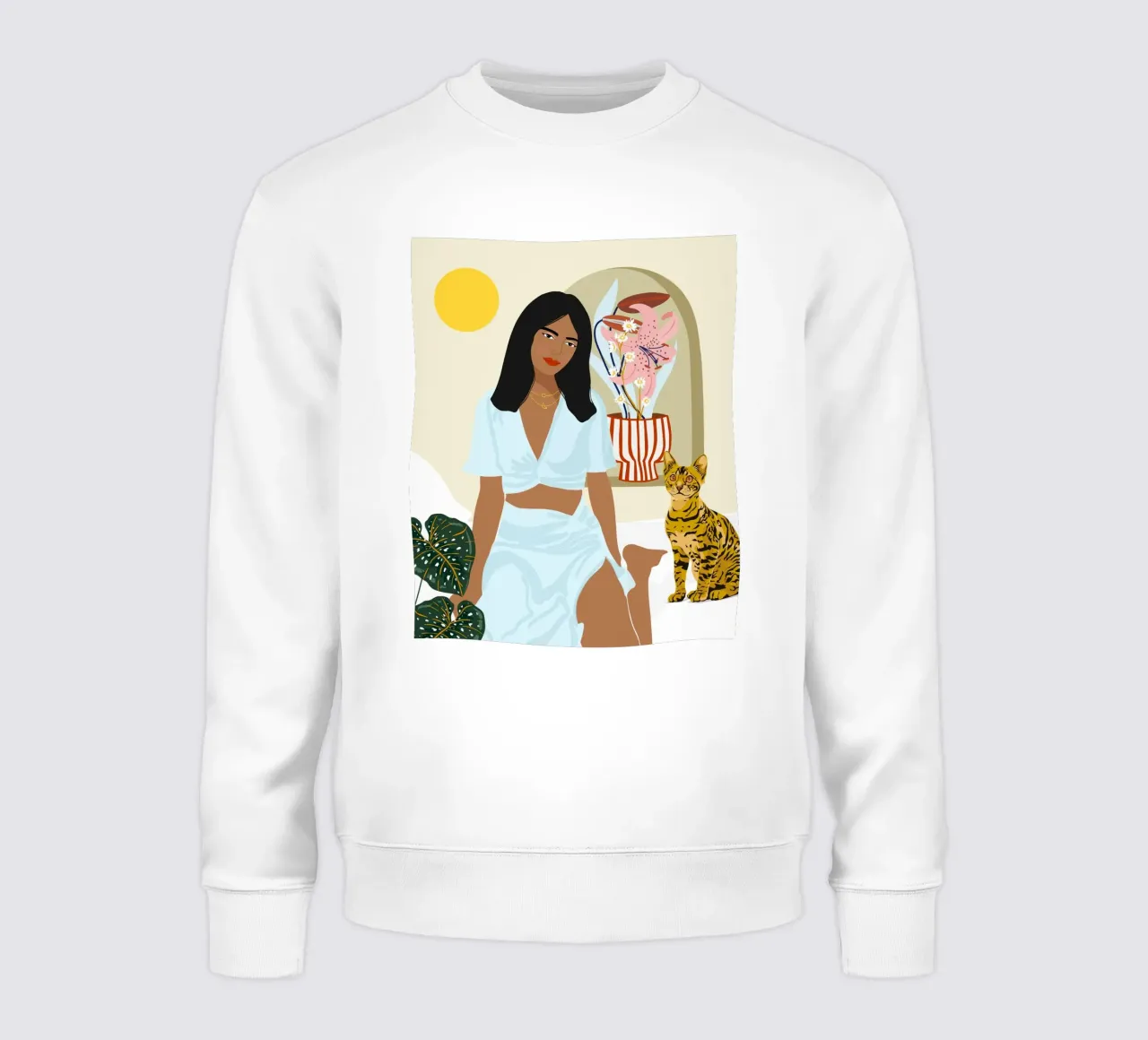 Except You, All That I Need Is Right Here With Me sweatshirt by 83oranges