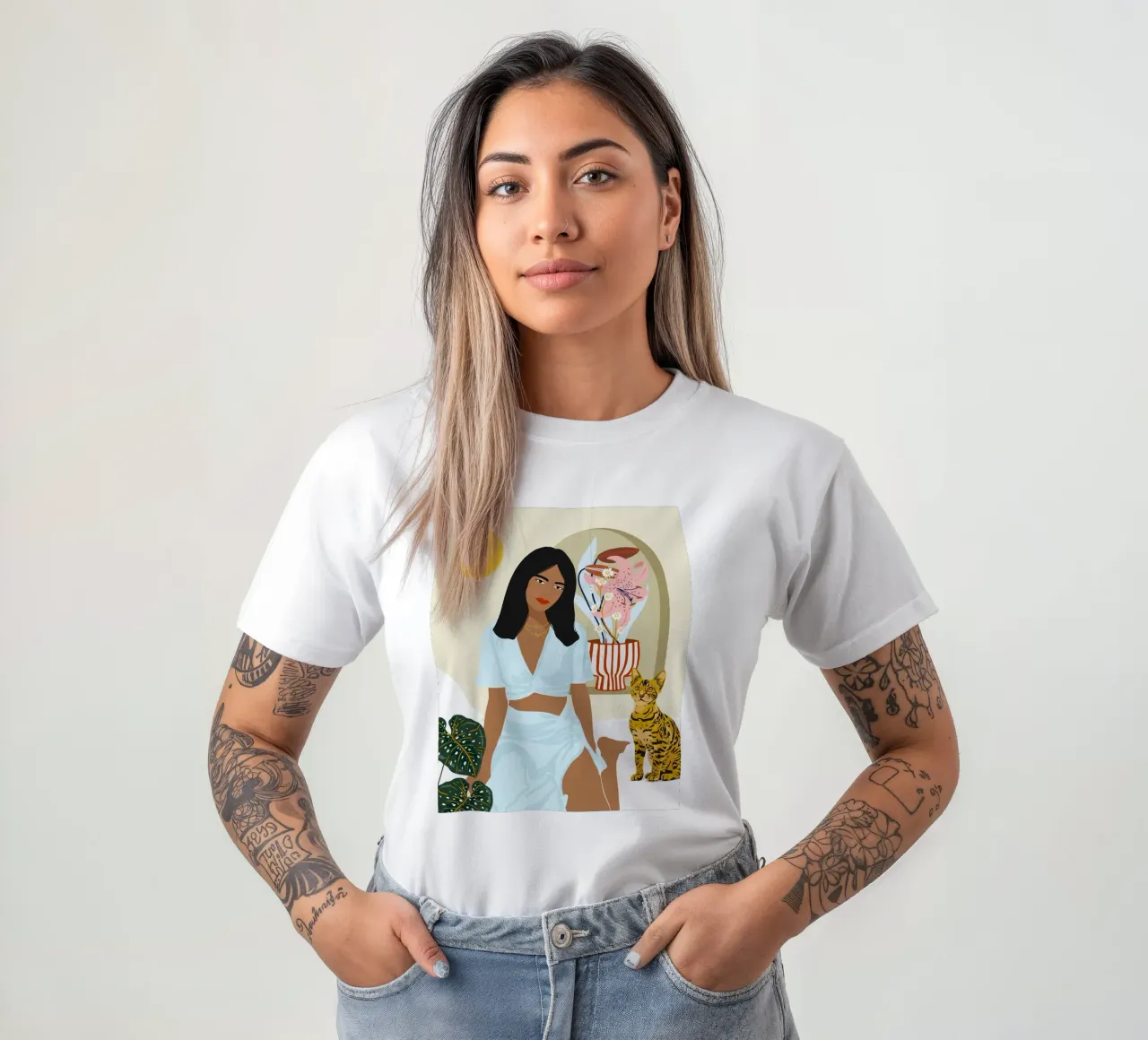 Except You, All That I Need Is Right Here With Me t-shirt by 83oranges