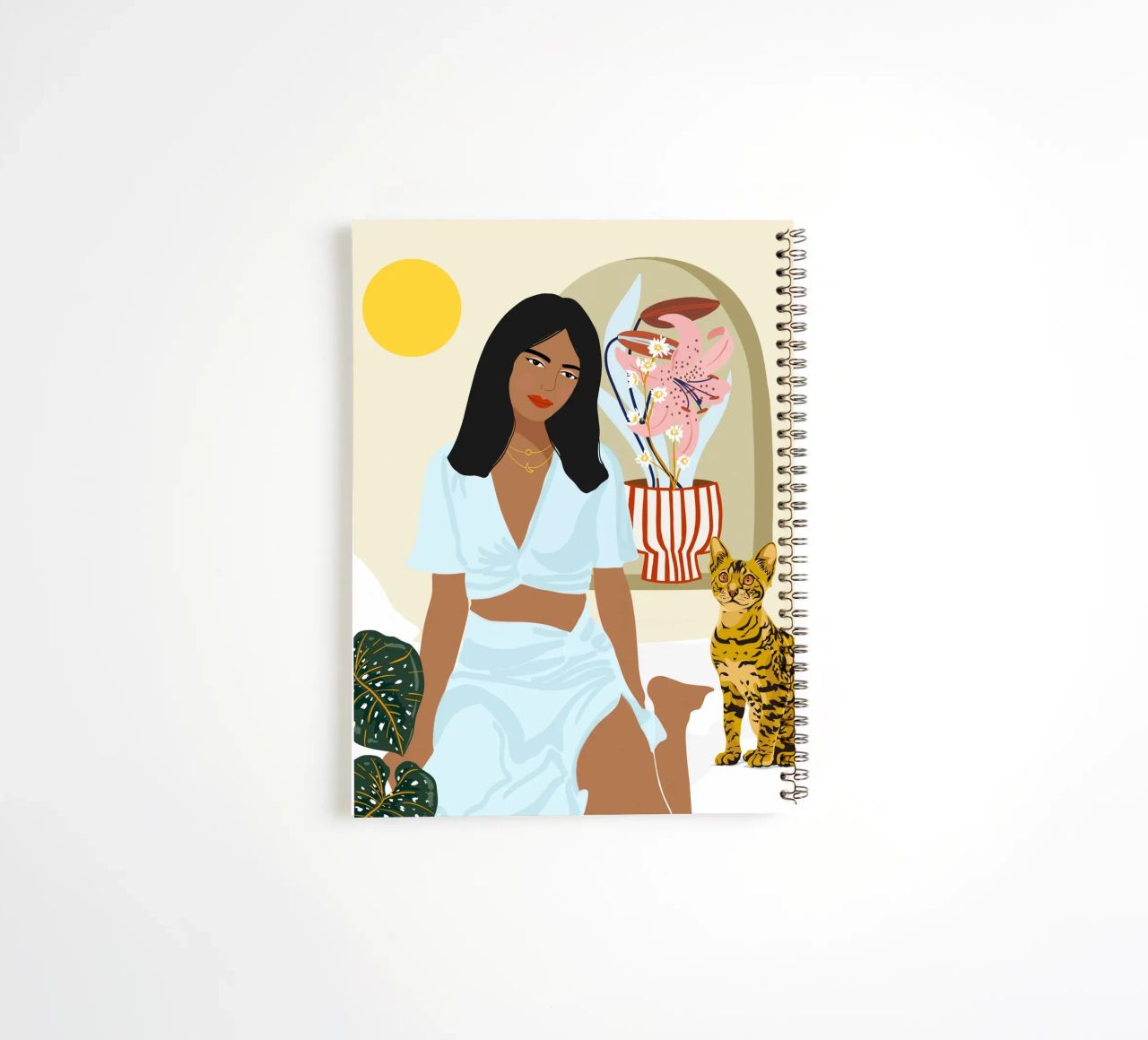Except You, All That I Need Is Right Here With Me spiral notebook by 83oranges