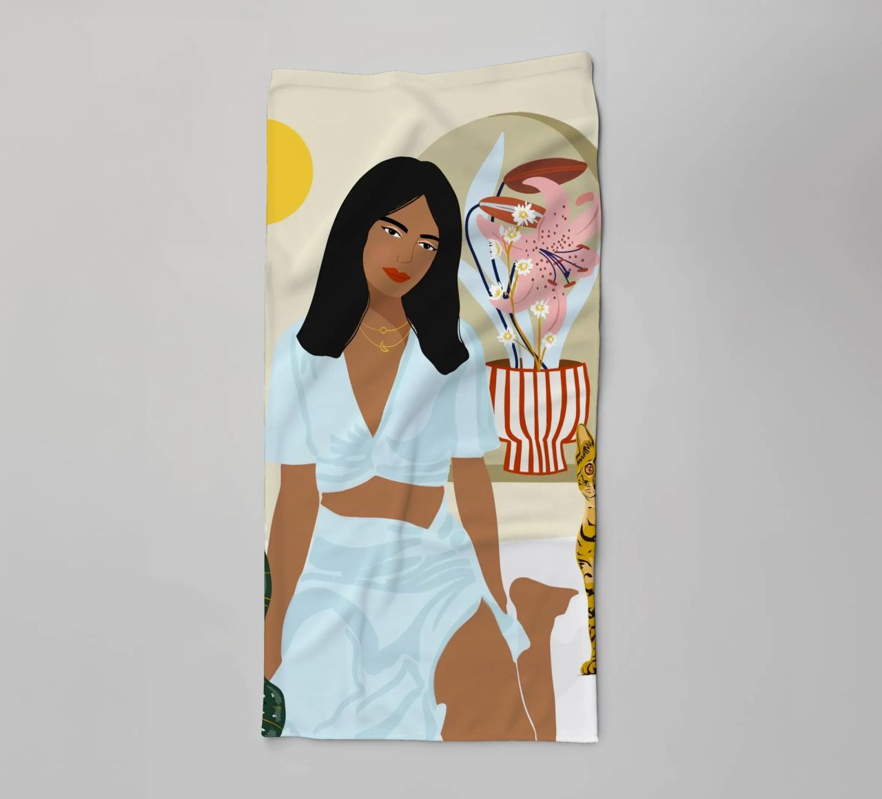 Except You, All That I Need Is Right Here With Me towel by 83oranges