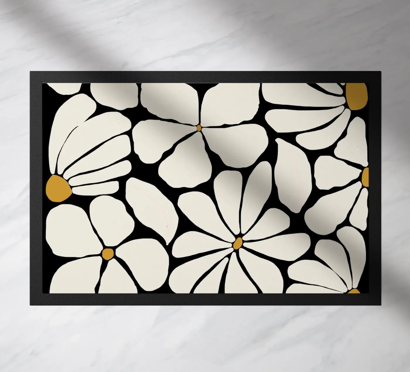 Wild Bloom - night deurmat van Gale Switzer