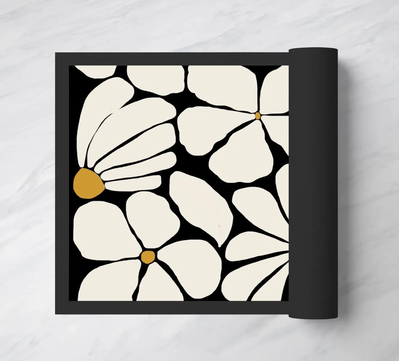 Wild Bloom - night deurmat van Gale Switzer