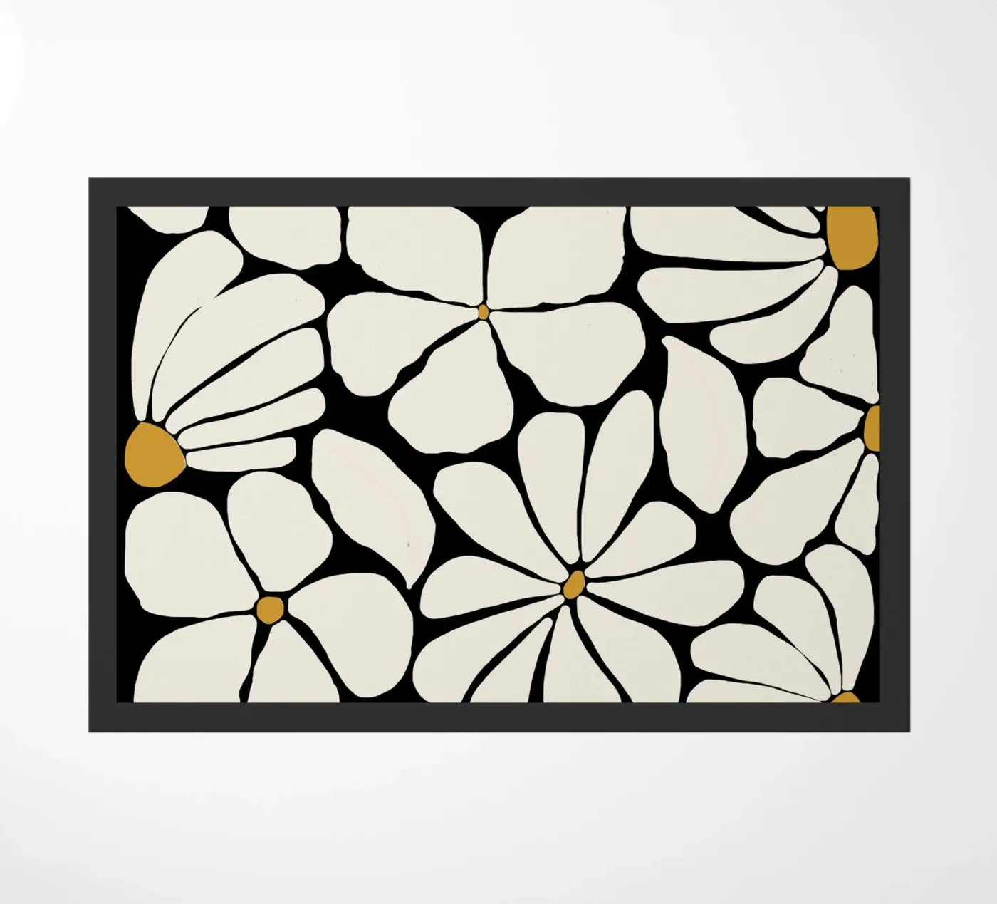 Wild Bloom - night deurmat van Gale Switzer