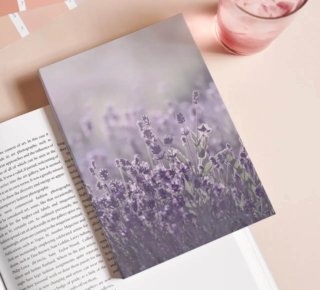 Sunkissed Lavender - Lavendel im Sonnenlicht notebook by Monika Strigel